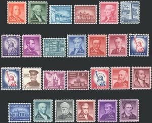 U.S. #1030-52 Liberty Issue MNH