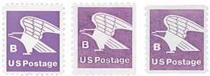 U.S. #1818-20 'B' Domestic Issues MNH