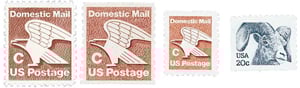 U.S. #1946-49 Regular Issues of 1981 ('C' Issue) MNH