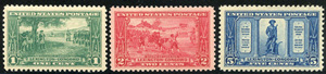 U.S. #617-19 Mint - Lexington Concord Issues