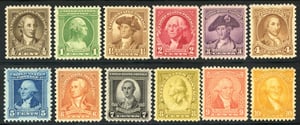 U.S. #704-15 George Washington Bicentennial MNH