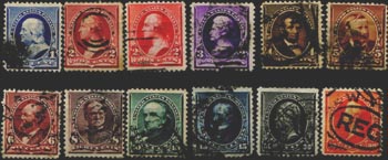 U.S. #219-29 1890-93 Bank Notes