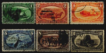 U.S. #285-90 The Trans-Mississippi Issue