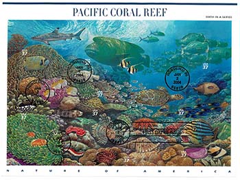 U.S. #3831 Nature of America - Coral Reef Used (FDC Cds)