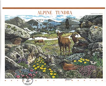 U.S. #4198 Nature of America - Alpine Tundra Used (FDC Cds)