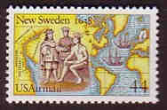 U.S. #C117 Settling of New Sweden MNH