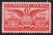 U.S. #C40 6c Alexandria Bicentennial MNH