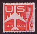 U.S. #C61 7c Silhouette of Jet Coil MNH