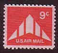 U.S. #C77 9c Silhouette of Delta Wing MNH