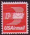 U.S. #C83 13c Winged Envelope Coil MNH