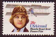 U.S. #C99 Blanche Stuart Scott MNH