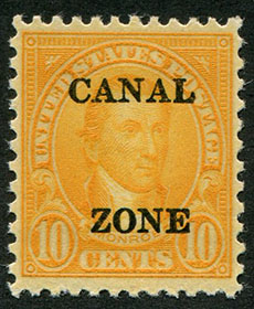 Canal Zone #104 mint