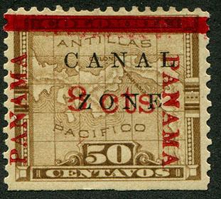 Canal Zone #14 mint