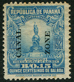 Canal Zone #64 mint