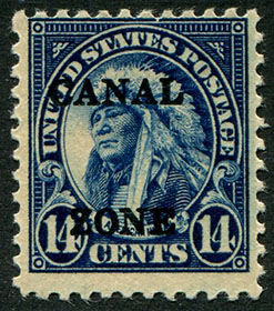 Canal Zone #89 mint