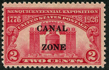 Canal Zone #96 mint