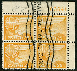 Canal Zone #C30 used PNB