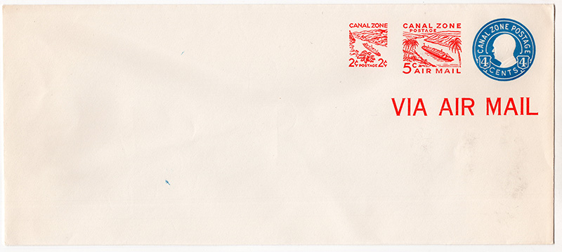 Canal Zone #UC12 size 10 entire Mint