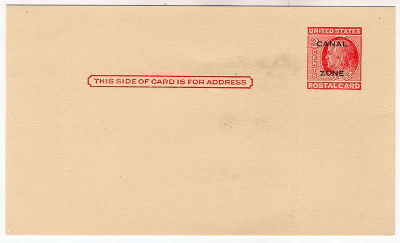 Canal Zone #UX11 Postal Card