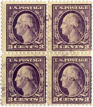 U.S. #502 Block Used