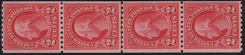 U.S. #606 Joint Line Pair (4)