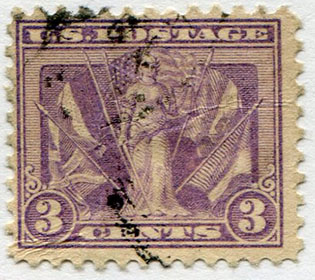 U.S. #537 1919 'Victory' Used