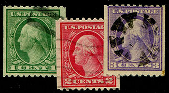 U.S. #486-88 Used