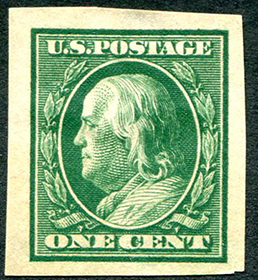 U.S. #334 Mint hinge remnant