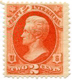 U.S. #O16 Dept of Interior Mint NG