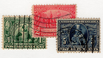 U.S. #328-30 used
