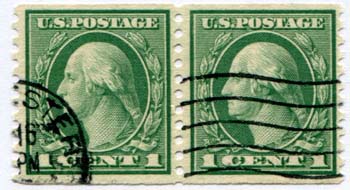 U.S. #452 Pair Used