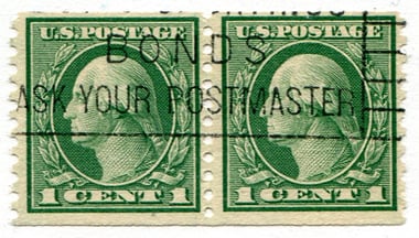 U.S. #452 Pair Used