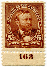 U.S. #255  5c Grant - Mint
