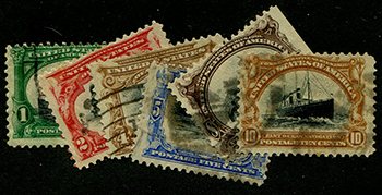 U.S. #294-299 Pan-American Expo Issue, used