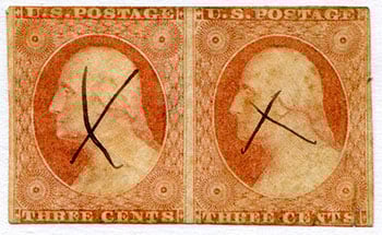 U.S. #11A Pair Used