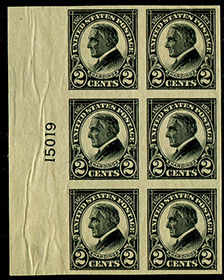 U.S. #611 PNB6 #15019 Mint