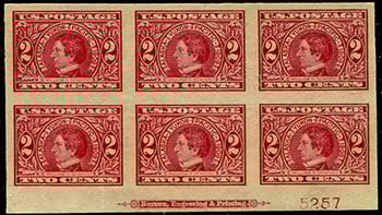 U.S. #371 Steward PNB6 MNH