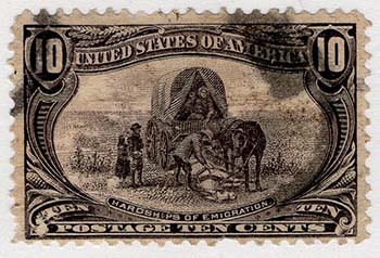 U.S. #290 Hardships of Emigration 10c Used