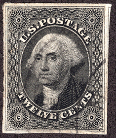 U.S. #17 12c Washington of 1851