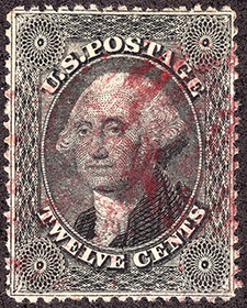 U.S. #36 12c Washington of 1857