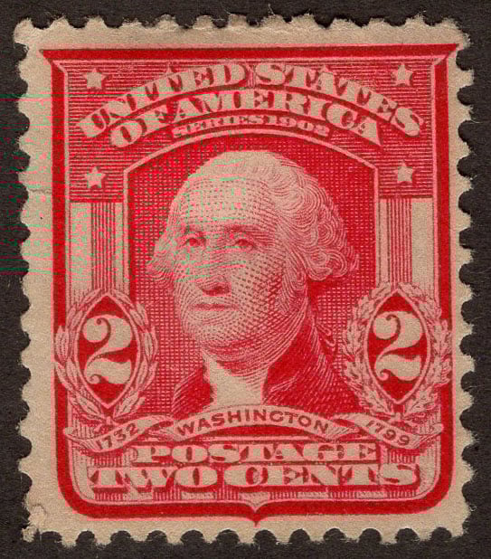 U.S. #319 2c Washington Perf. 12 Mint