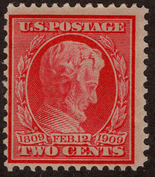 U.S. #369 Lincoln Centenary - Bluish Paper Mint