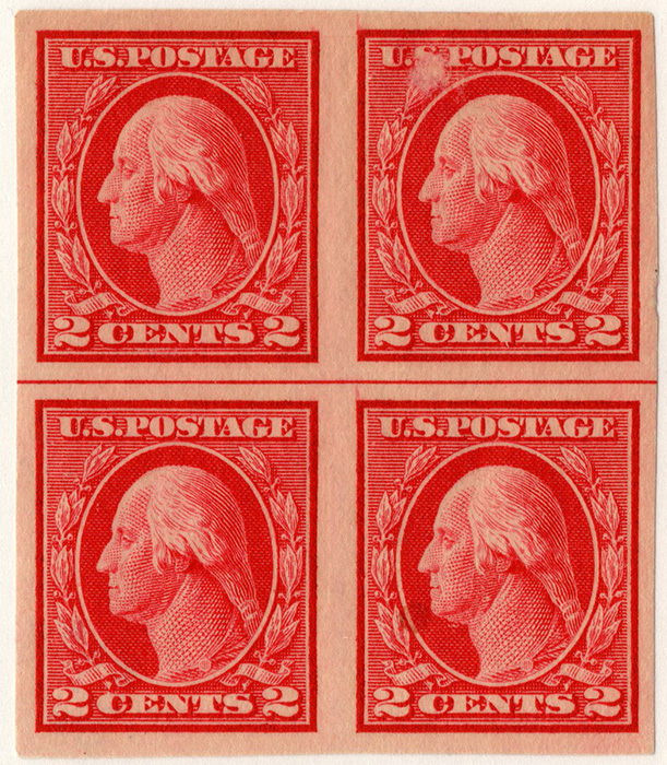 U.S. #409 MNH Block 4