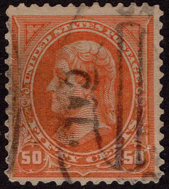 U.S. #260 50c Jefferson - Used