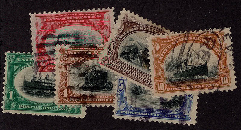 U.S. #294-99 Pan-American Expo Issues Used