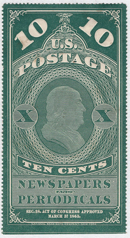 U.S. #PR6 Newspapers and Periodicals