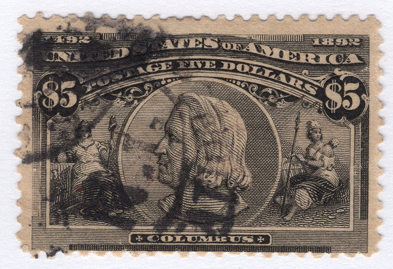 U.S. #245 $5 Columbian Used