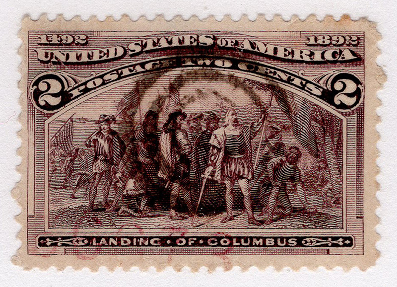 U.S. #231 'Broken Hat' Variety used