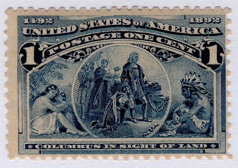 U.S. #230 1c Columbus In Sight of Land