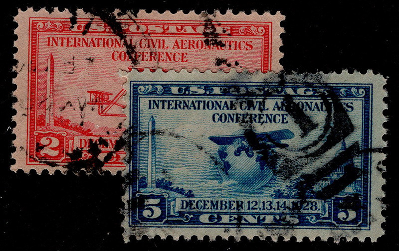 U.S. #649-50 Used